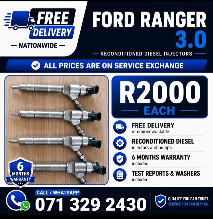 FORD RANGER 3.0 INJECTORS FOR SALE WITH WARRANTY - Private Seller FORD RANGER 3.0 INJECTORS FOR SALE WITH WARRANTY - Private Seller