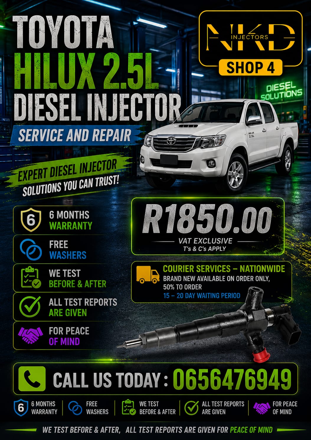 Toyota_Hilux_Diesel_Injectors_on_Recon_NKD - Private Seller Toyota_Hilux_Diesel_Injectors_on_Recon_NKD - Private Seller