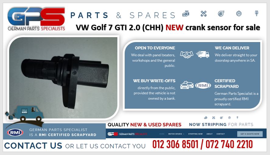 VW Golf 7 GTI 2.0 (CHH) NEW crank sensor for sale - Private Seller VW Golf 7 GTI 2.0 (CHH) NEW crank sensor for sale - Private Seller