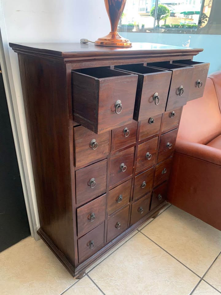 Vintage Apothecary Cabinet