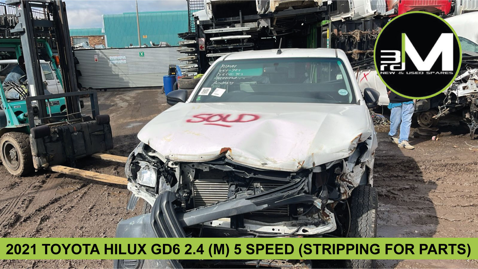 2021 TOYOTA HILUX GD6 2.4 (M) 5 SPEED (STRIPPING FOR PARTS) - Private Seller 2021 TOYOTA HILUX GD6 2.4 (M) 5 SPEED (STRIPPING FOR PARTS) - Private Seller