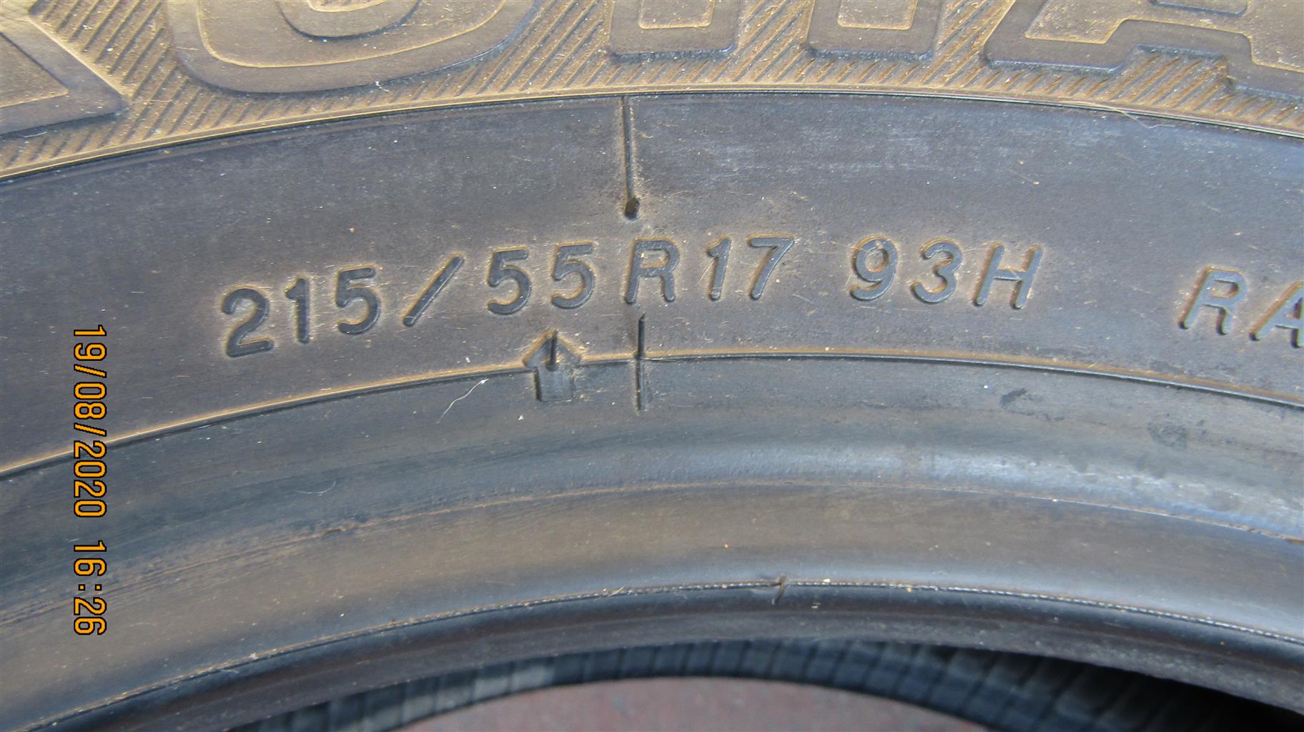 1 Yokohama 215/55 R17 tyre for sale suitable for Toyota RAV4