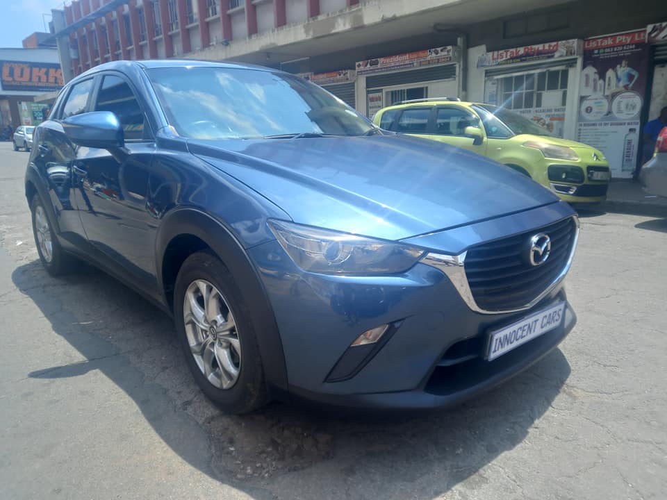 2017 MAZDA CX3 2.0 PETROL, MANUAL TRANSMISSION  MILEAGE BLUE COLOUR, PRICE