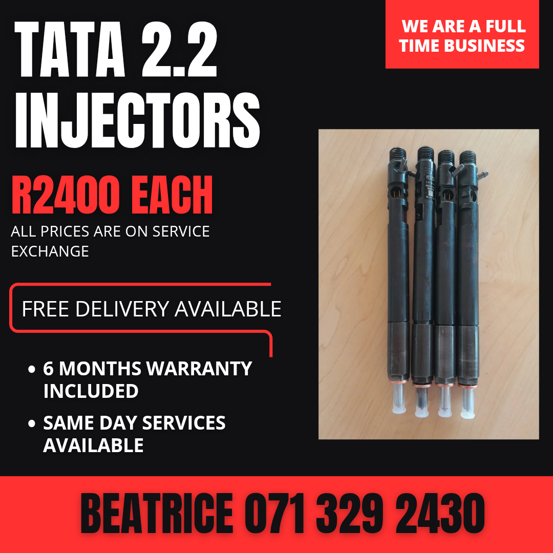 TATA 2.2 INJECTORS FOR SALE WITH WARRANTY - Private Seller TATA 2.2 INJECTORS FOR SALE WITH WARRANTY - Private Seller