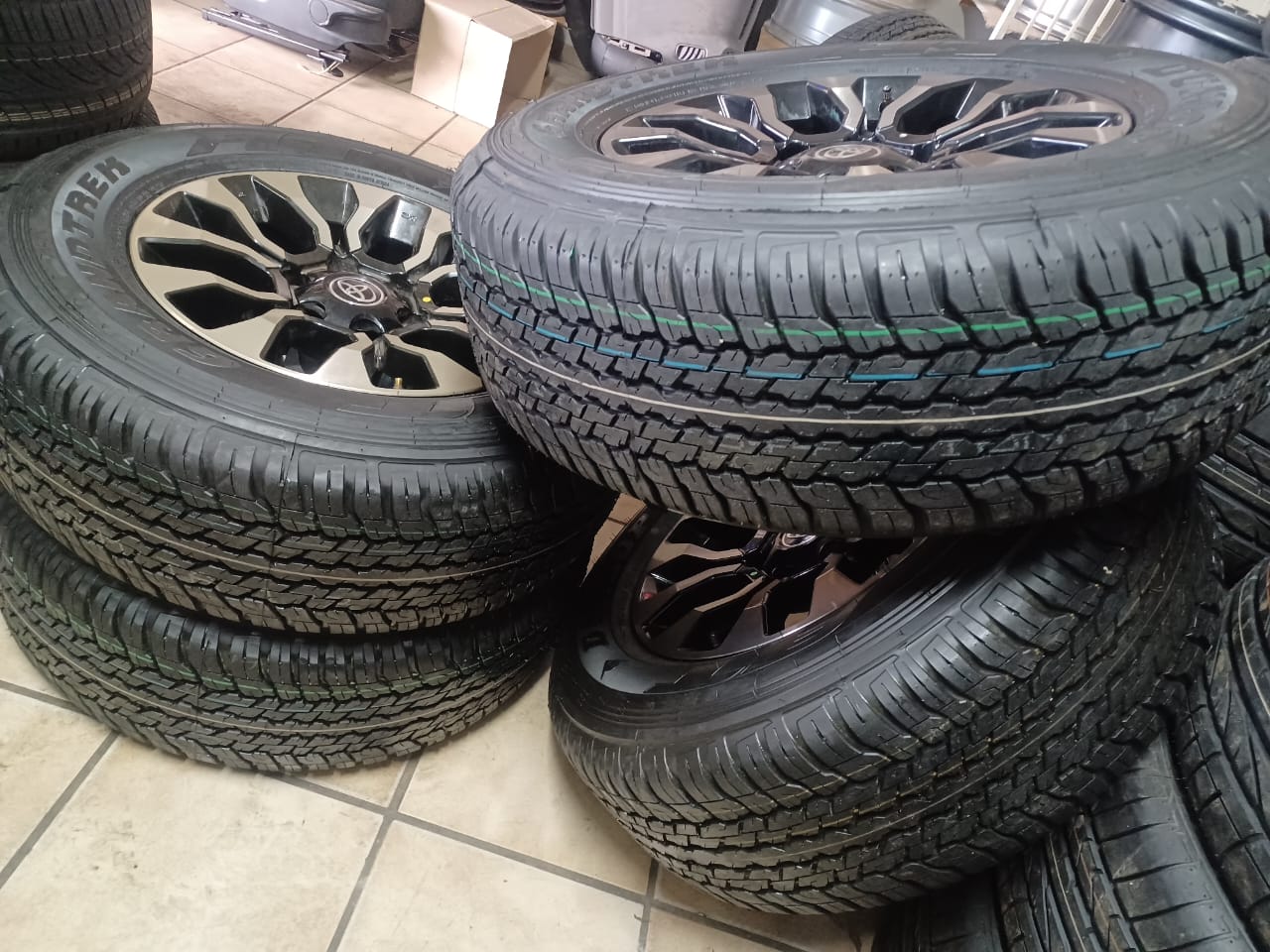 17inch Toyota Gazoo/Hilux Gazoo/Fortuner original mags with brand new 265/65/17 - Private Seller 17inch Toyota Gazoo/Hilux Gazoo/Fortuner original mags with brand new 265/65/17 - Private Seller