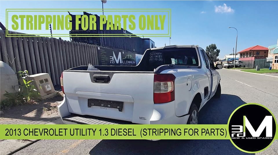 2013 CHEVROLET UTILITY 1.3 DIESEL (STRIPPING FOR PARTS) - Private Seller 2013 CHEVROLET UTILITY 1.3 DIESEL (STRIPPING FOR PARTS) - Private Seller