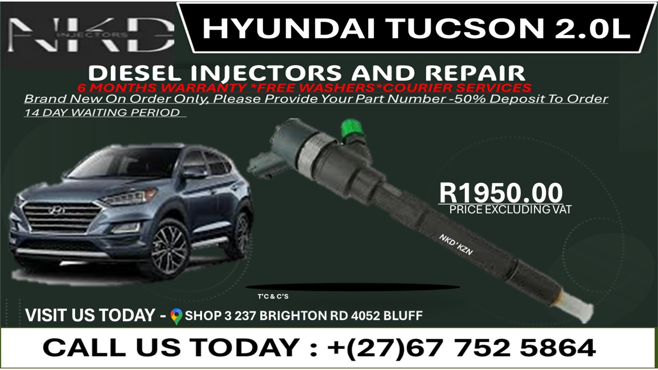 Hyundai Tucson 2.0L Diesel Injectors on Recondition - Private Seller Hyundai Tucson 2.0L Diesel Injectors on Recondition - Private Seller