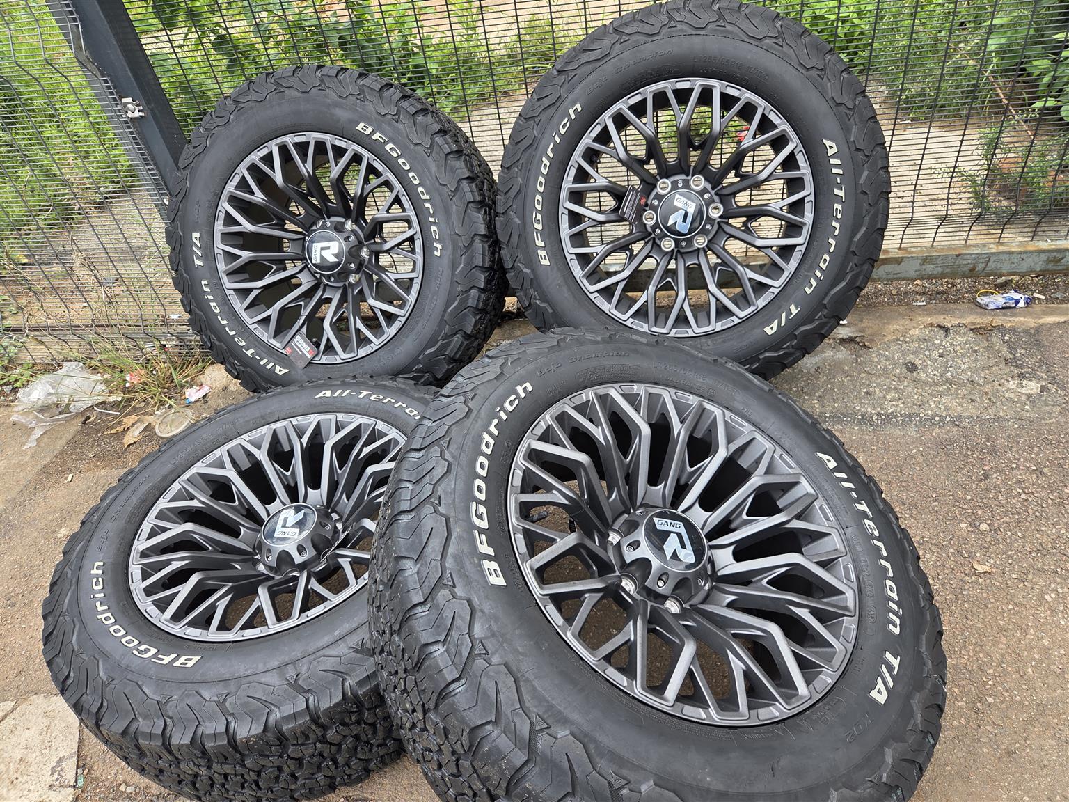New bakkie mags size 18 set with tyres 6/139 pcd - Private Seller New bakkie mags size 18 set with tyres 6/139 pcd - Private Seller