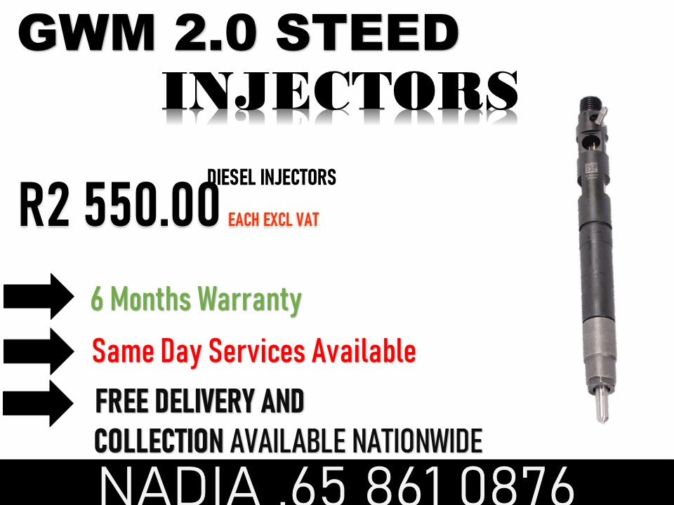 DIESEL INJECTORS FOR SALE FOR GWM 2.0 STEED - Private Seller DIESEL INJECTORS FOR SALE FOR GWM 2.0 STEED - Private Seller