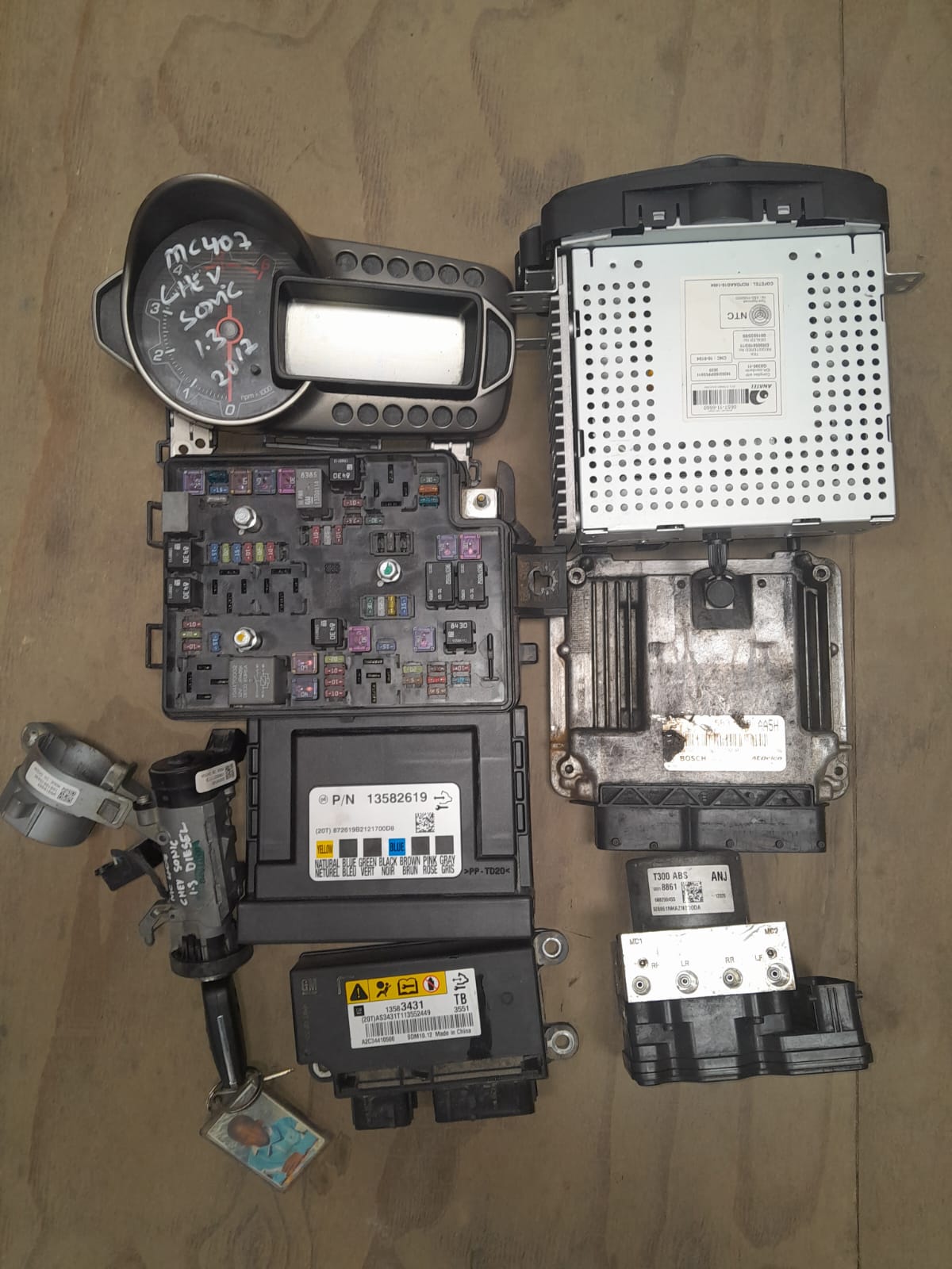 CHEVROLET SONIC 1.3 COMPLETE LOCKSET MANAUL (Z13D ENGINE) FOR SALE - Private Seller