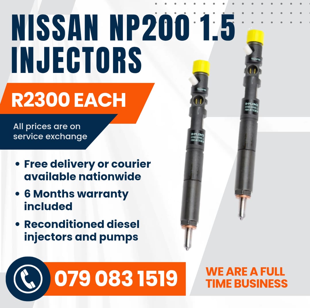 NISSAN NP200 1.5 INJECTORS FOR SALE WITH WARRANTY - Private Seller NISSAN NP200 1.5 INJECTORS FOR SALE WITH WARRANTY - Private Seller