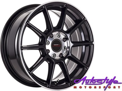 14″ A-Line Spree 4/100 & 4/108 SLK Alloy Wheels