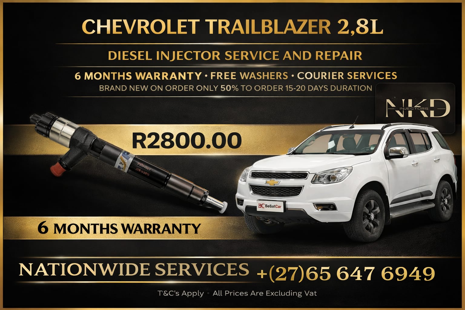 TRAILBLAZER DIESEL INJECTORS - Private Seller TRAILBLAZER DIESEL INJECTORS - Private Seller