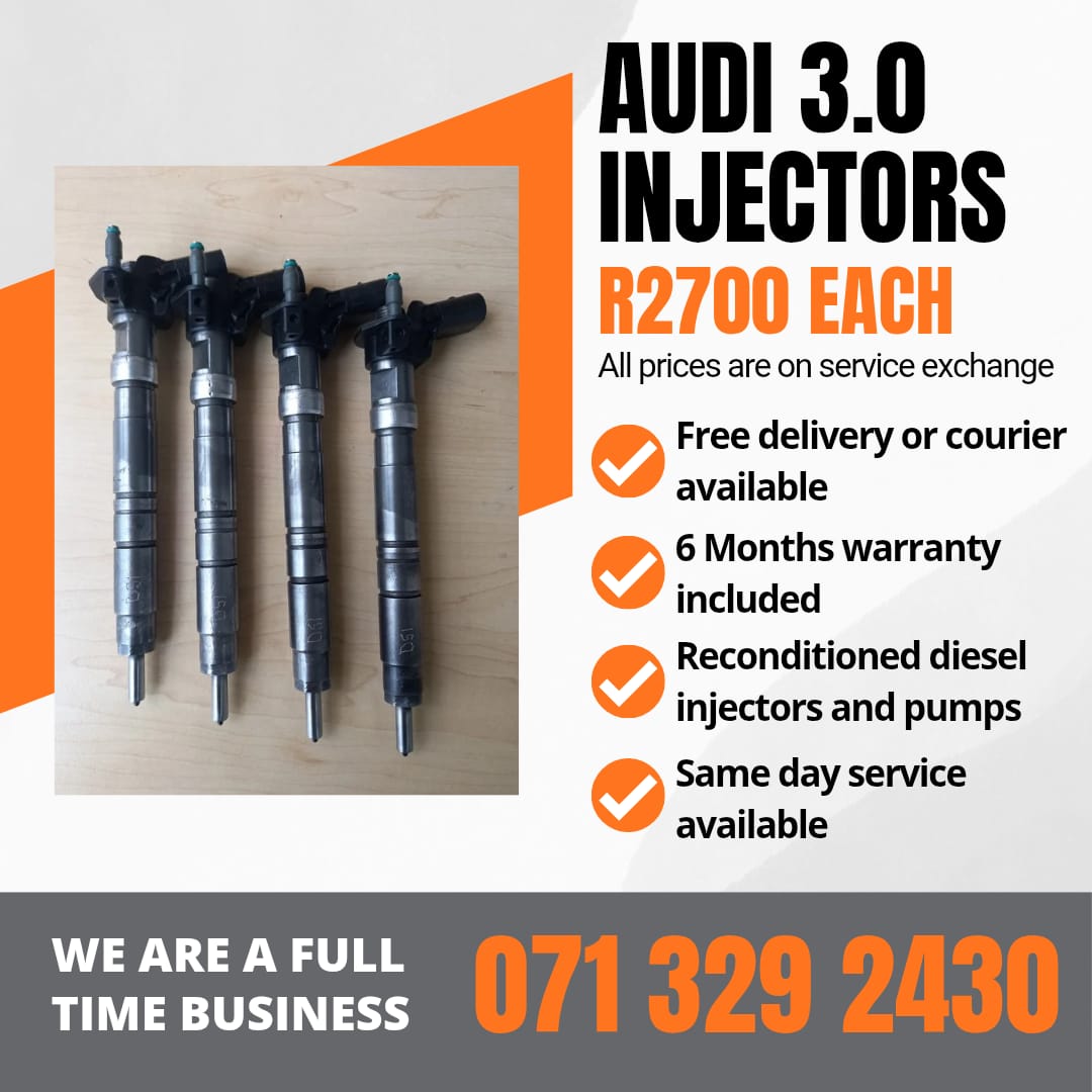 AUDI 3.0 INJECTORS WITH WARRANTY INCLUDED IN - Private Seller AUDI 3.0 INJECTORS WITH WARRANTY INCLUDED IN - Private Seller