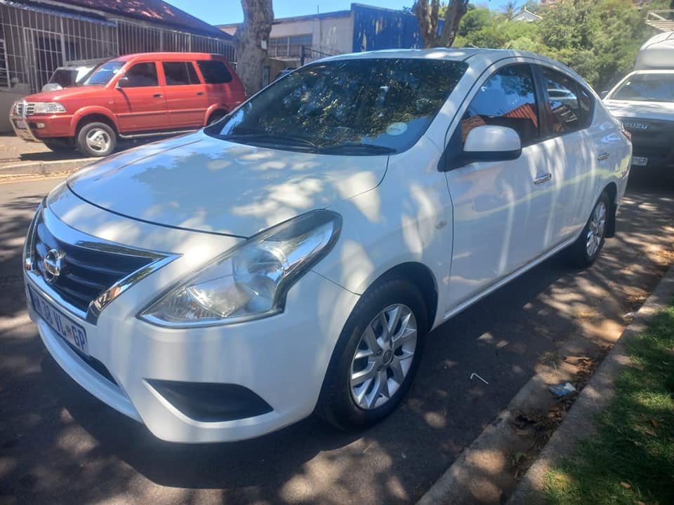 2018 NISSAN ALMERA 1.5 PETROL, AUTOMATIC, WHITE COLOR, MILEAGE 68000KMS