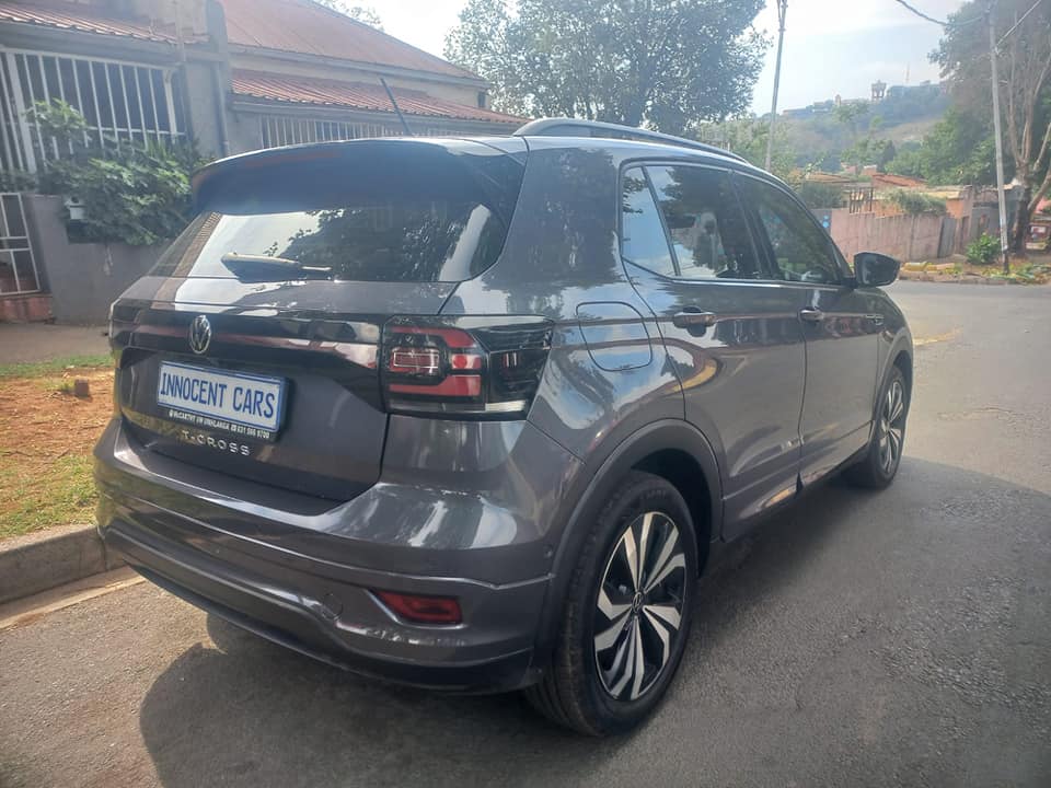 2022 VW T CROSS 1.0 TSI PETROL RLINE, AUTOMATIC, GREY COLOR, MILEAGE 58000KMS,