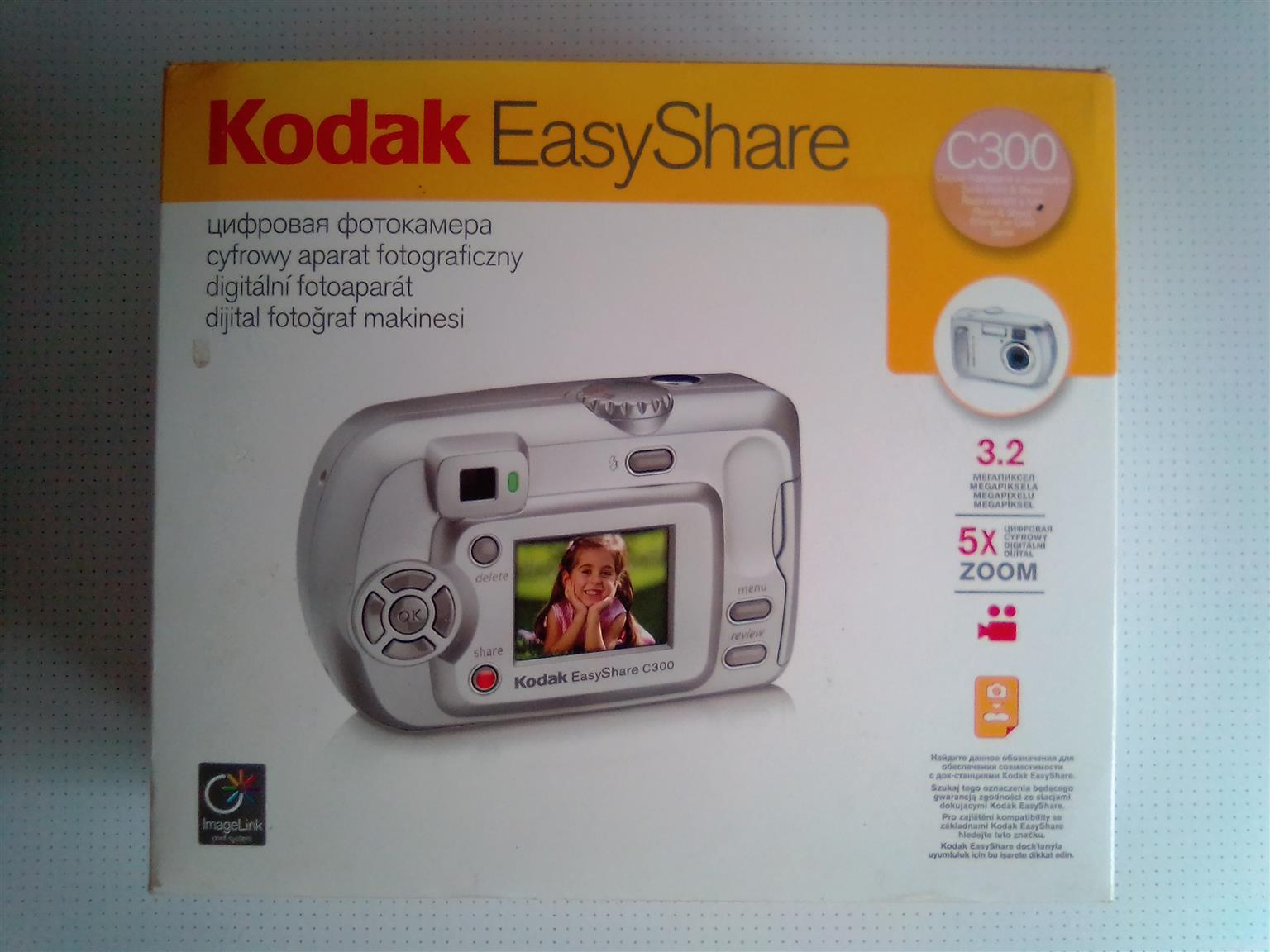 Kodak Digital Camera. In a box. With Charger,USB cable and CD. Kodak Digital Camera. In a box. With Charger,USB cable and CD.