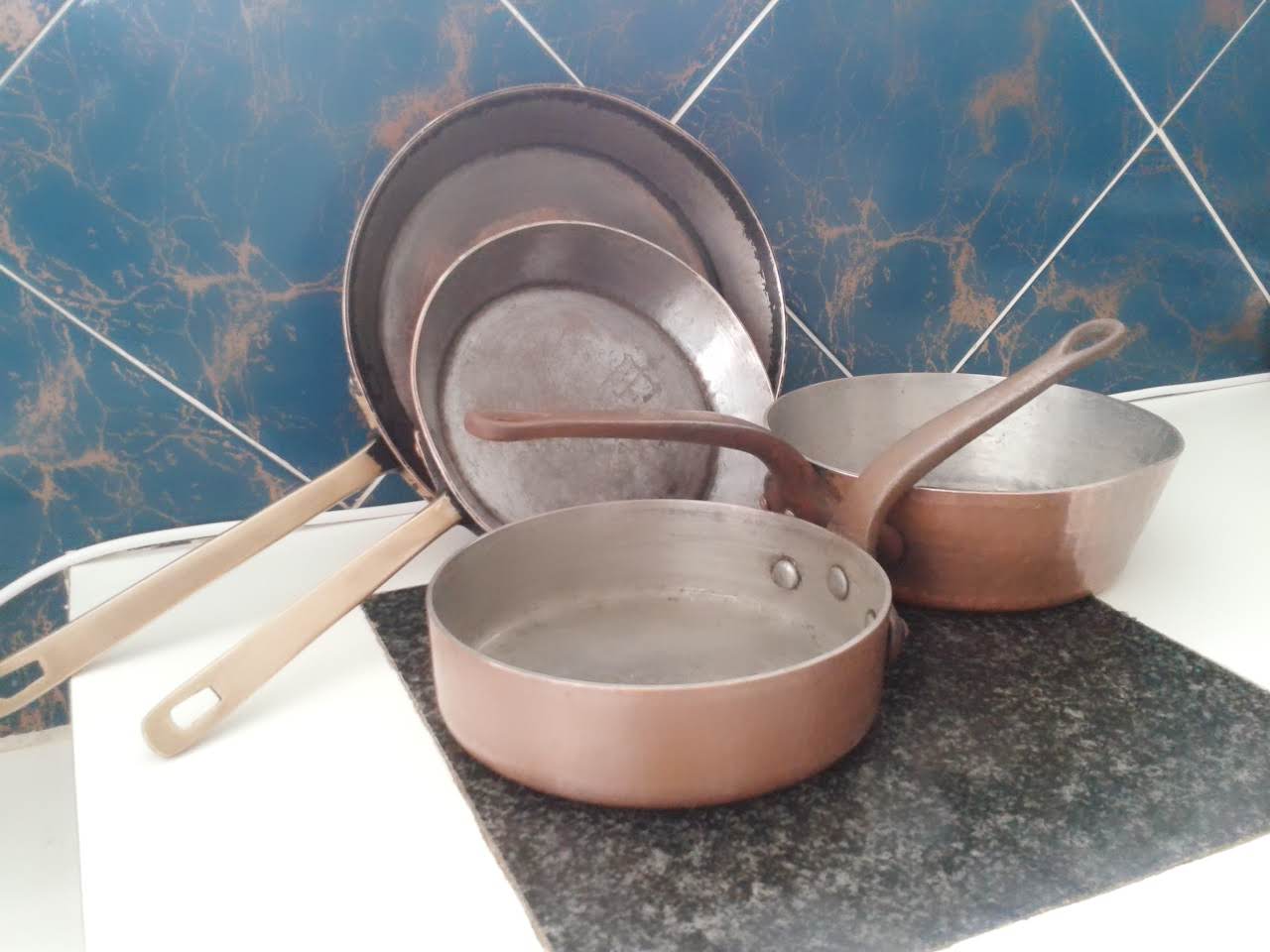Copper pots and pans for sale Copper pots and pans for sale