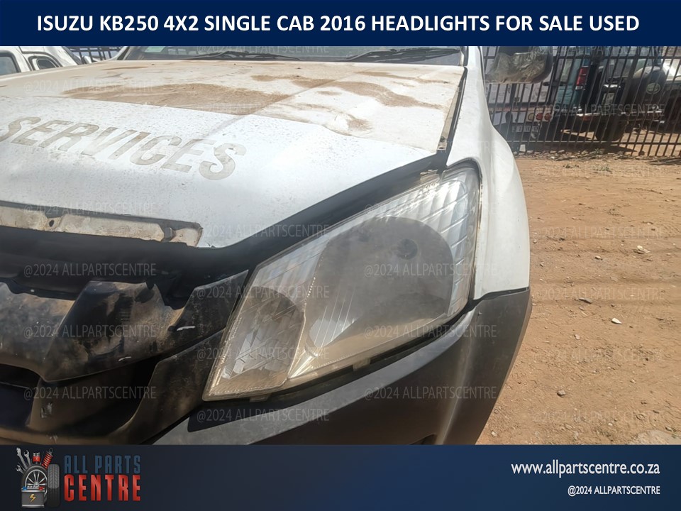 Isuzu KB250 2016 headlights for sale used Isuzu KB250 2016 headlights for sale used