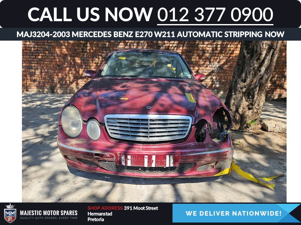 Mercedes Benz E270 W211 2003 diesel stripping for used spares - Private Seller Mercedes Benz E270 W211 2003 diesel stripping for used spares - Private Seller