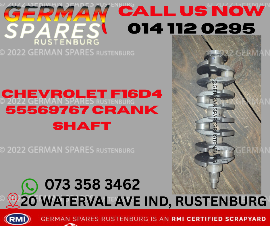 Chevrolet f16d4 crank shaft FOR SALE - Private Seller Chevrolet f16d4 crank shaft FOR SALE - Private Seller