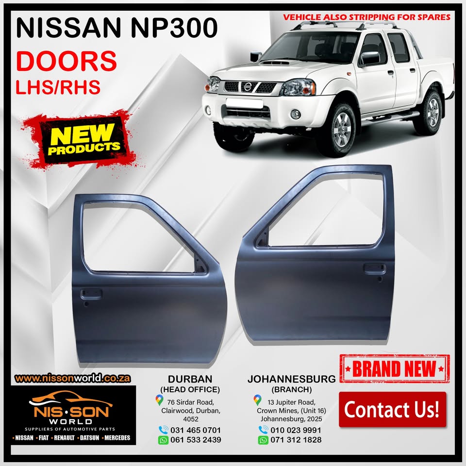 NISSAN NP300 DOORS (LHS/RHS) - Private Seller NISSAN NP300 DOORS (LHS/RHS) - Private Seller