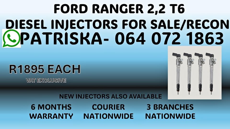 FORD RANGER 2,2 T6 INJECTORS - TESTED WITH REPORTS | Junk Mail Marketplace