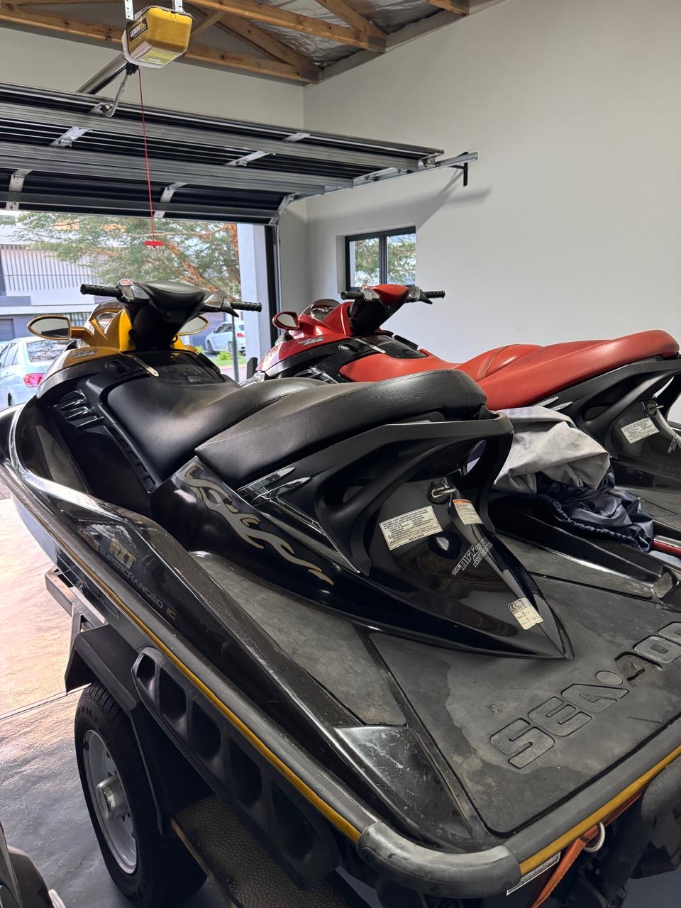 2X Seadoo RXT 215 Supercharged on double trailer