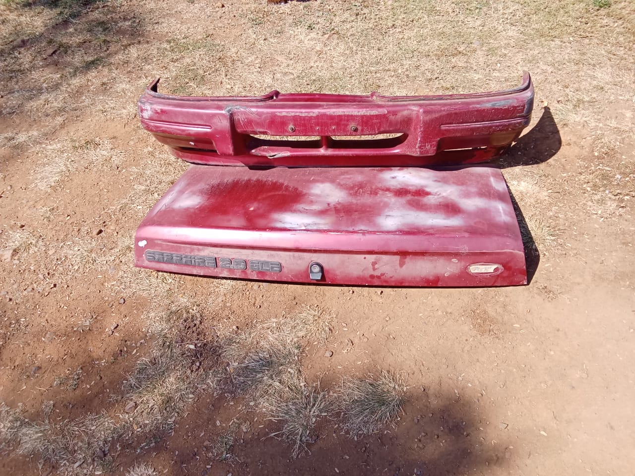 Ford sapphire bootlid and front bumper - Private Seller
