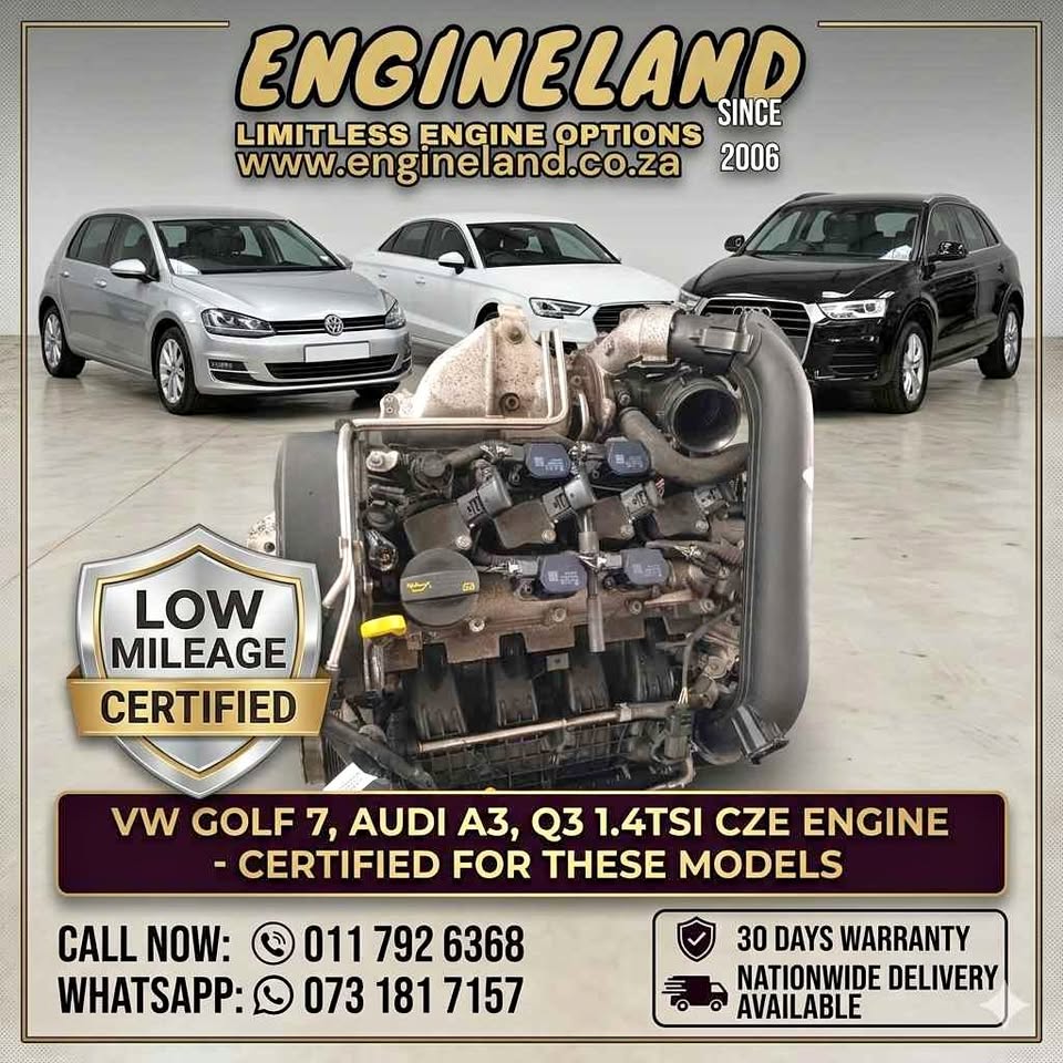 VW Golf 7, Audi A3, Q3 1.4tsi CZE engine - Private Seller VW Golf 7, Audi A3, Q3 1.4tsi CZE engine - Private Seller