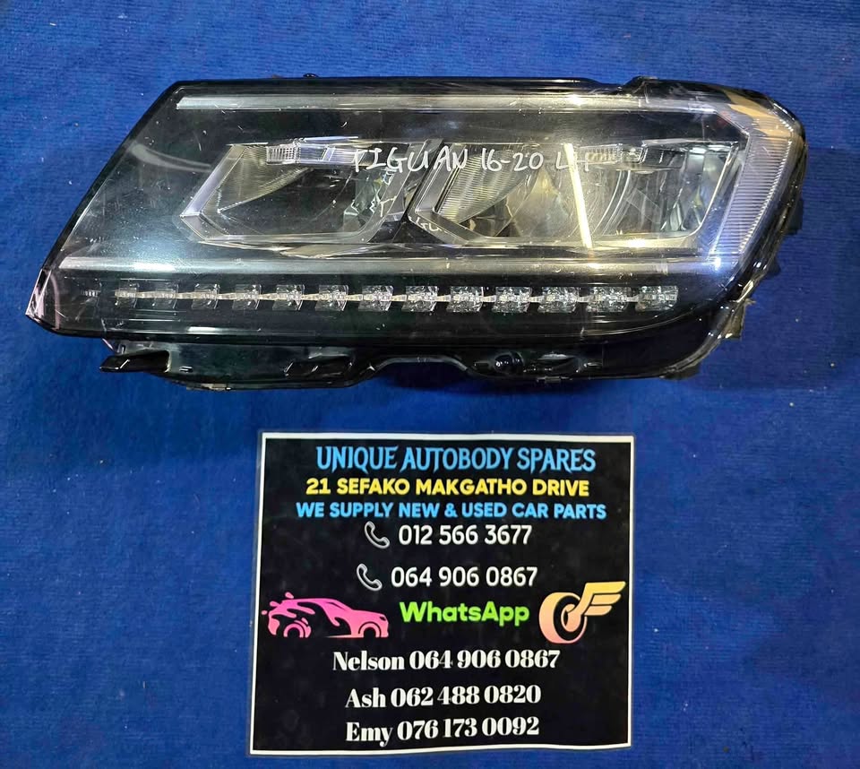 VW Tiguan Left Headlight 2016 to 2020