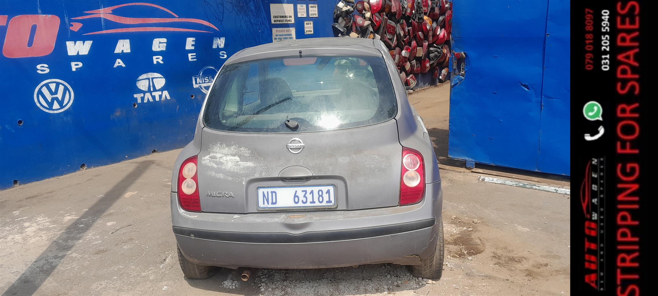 NISSAN Micra Old Spec Parts For Sale - Private Seller