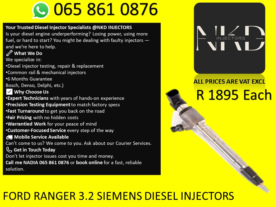 FORD RANGER 3.2 CK DIESEL INJECTORS FOR SALE OR RECON - Private Seller FORD RANGER 3.2 CK DIESEL INJECTORS FOR SALE OR RECON - Private Seller