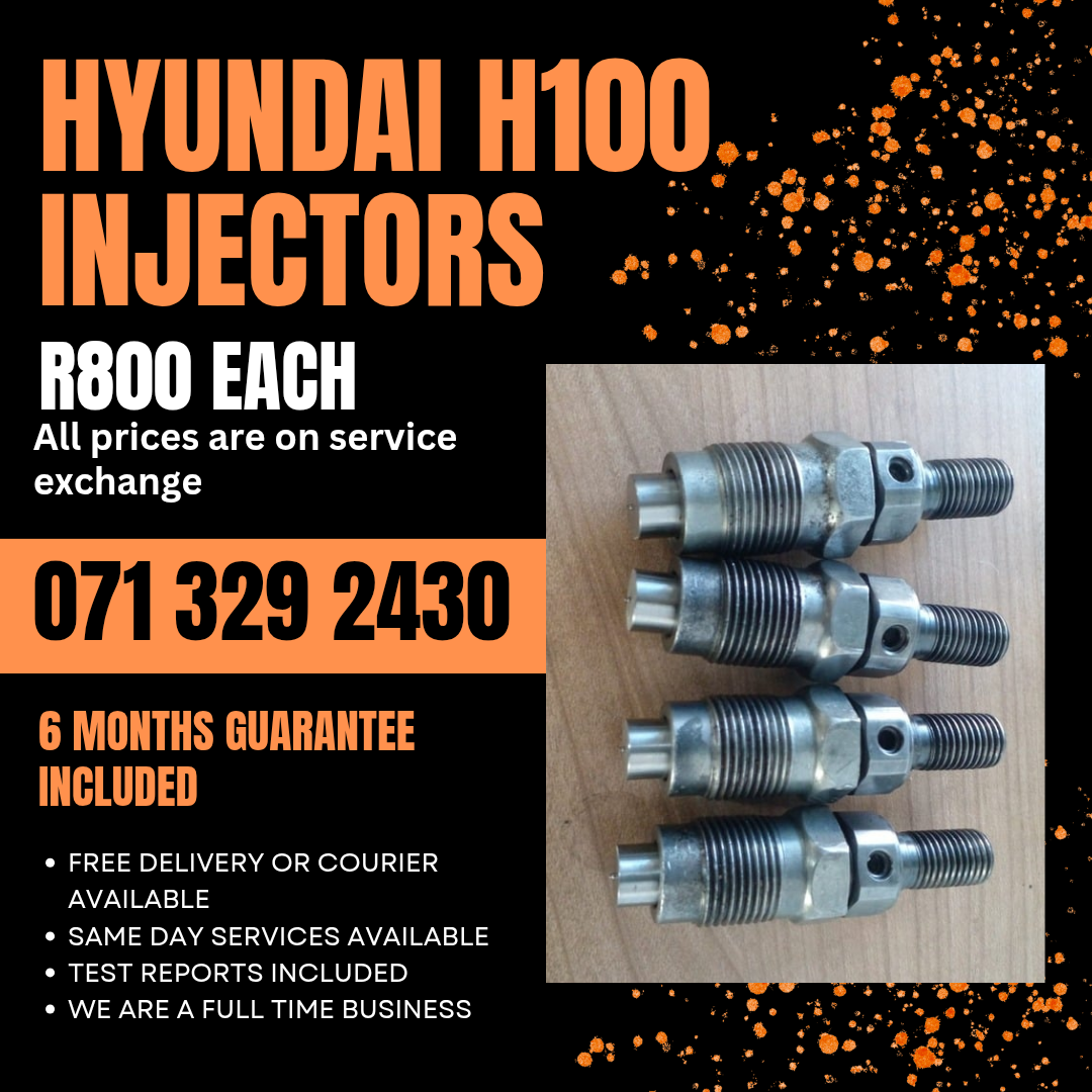 HYUNDAI H100 DIESEL INJECTORS FOR SALE WITH WARRANTY - Private Seller HYUNDAI H100 DIESEL INJECTORS FOR SALE WITH WARRANTY - Private Seller
