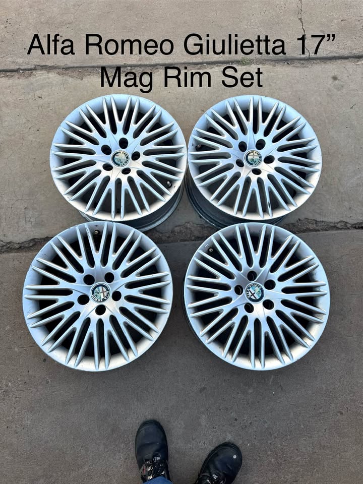 Alfa Romeo Giulietta 17” Mag Rim Set - Private Seller Alfa Romeo Giulietta 17” Mag Rim Set - Private Seller