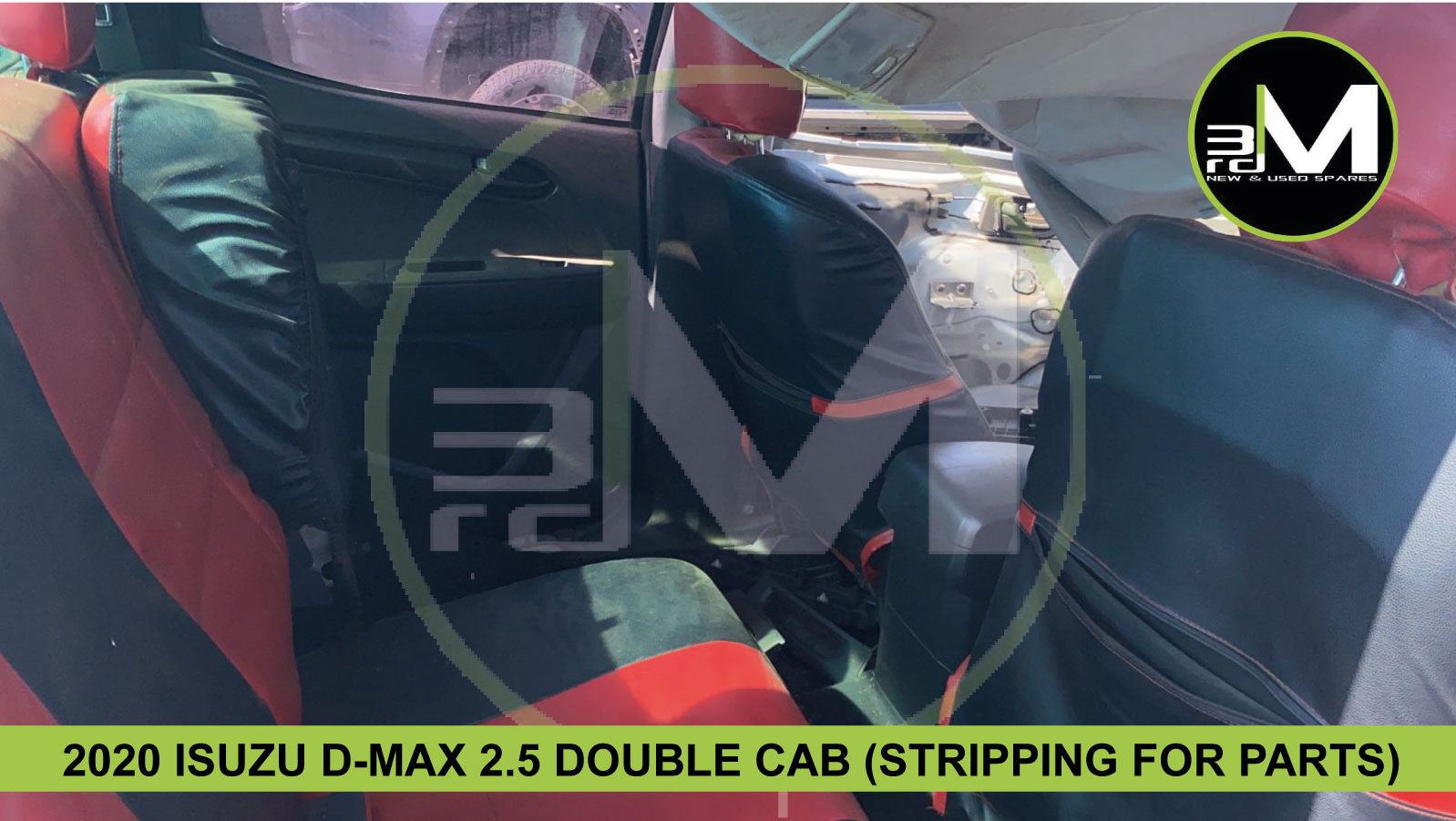 2020 ISUZU D-MAX 2.5 DOUBLE CAB (STRIPPING FOR PARTS) - Private Seller 2020 ISUZU D-MAX 2.5 DOUBLE CAB (STRIPPING FOR PARTS) - Private Seller