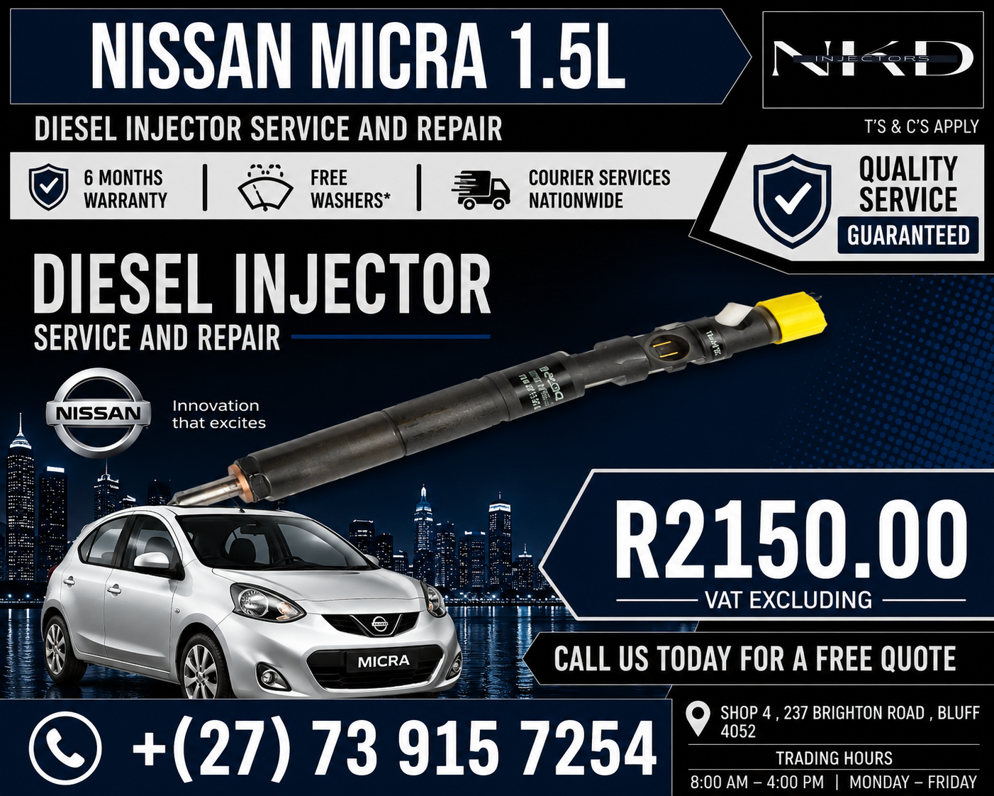 For_A_Nissan_Micra_1.5L_Injectors - Private Seller For_A_Nissan_Micra_1.5L_Injectors - Private Seller