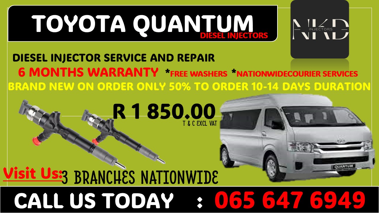 TOYOTA QUANTUM DIESEL INJECTORS - Private Seller TOYOTA QUANTUM DIESEL INJECTORS - Private Seller