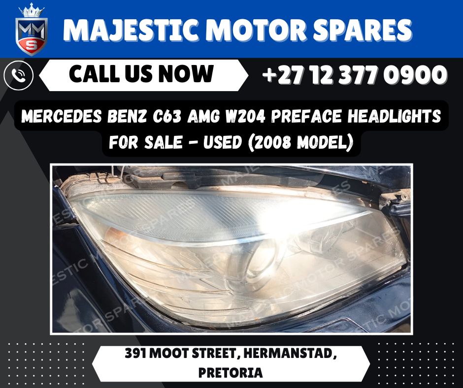 Mercedes-Benz C63 AMG W204 Headlights for Sale (Used – Left & Right Available) - Private Seller Mercedes-Benz C63 AMG W204 Headlights for Sale (Used – Left & Right Available) - Private Seller
