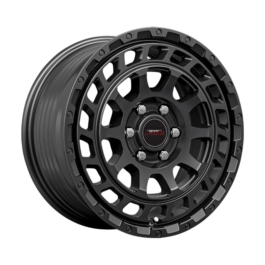 17″ A-Line Grid 6/139 Velvet Black ET40 FlowForm Alloy Wheels