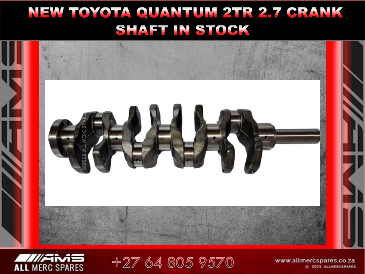 New Toyota Quantum 2TR 2.7 Crank Shaft – Available Now! - Private Seller
