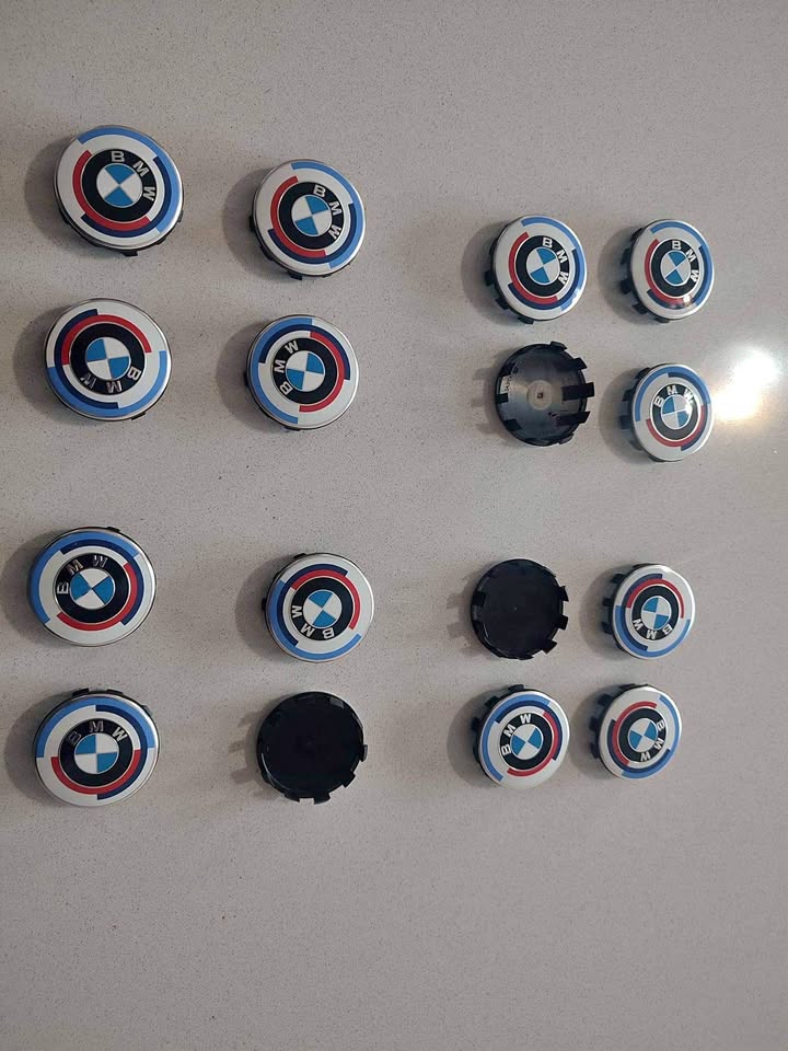 New 4 piece original BMW hubcap /Centre cap , 50 years m motorsport , 56mm 5a37e40 brand new - Private Seller New 4 piece original BMW hubcap /Centre cap , 50 years m motorsport , 56mm 5a37e40 brand new - Private Seller
