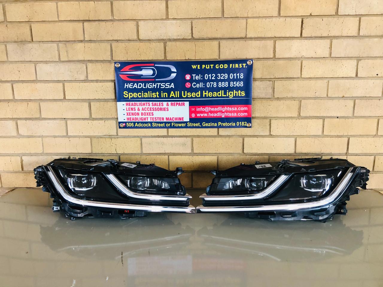 VW ARTEON LH AND RH HEADLIGHTS WITH CHROME TRIMMING - Private Seller