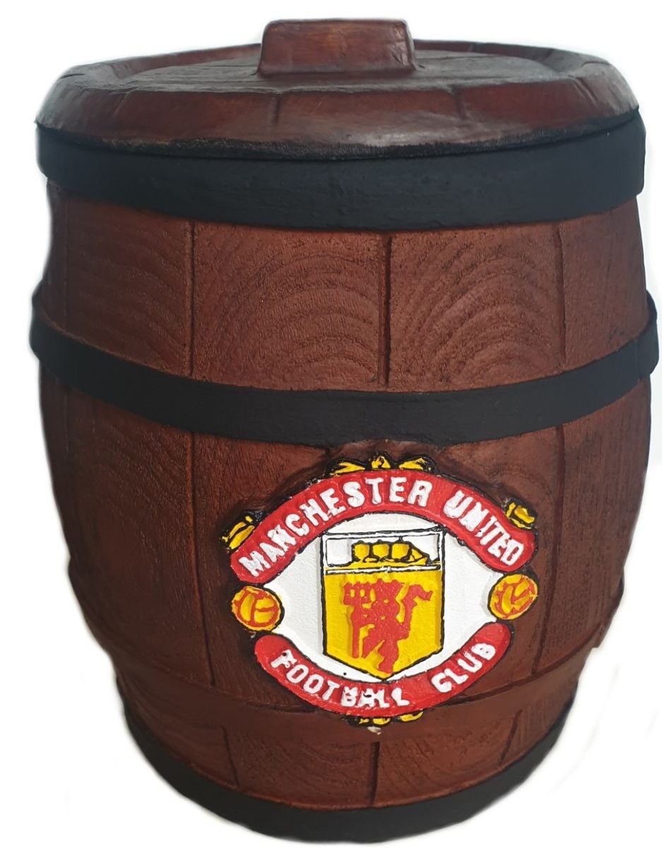 Manchester United Football Club Ice Buckets in a Barrel Drum Design. Brand New. Manchester United Football Club Ice Buckets in a Barrel Drum Design. Brand New.