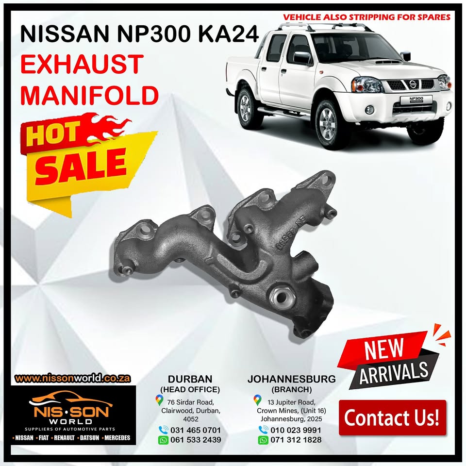 NISSAN NP300 KA24 EXHAUST MANIFOLD - Private Seller NISSAN NP300 KA24 EXHAUST MANIFOLD - Private Seller