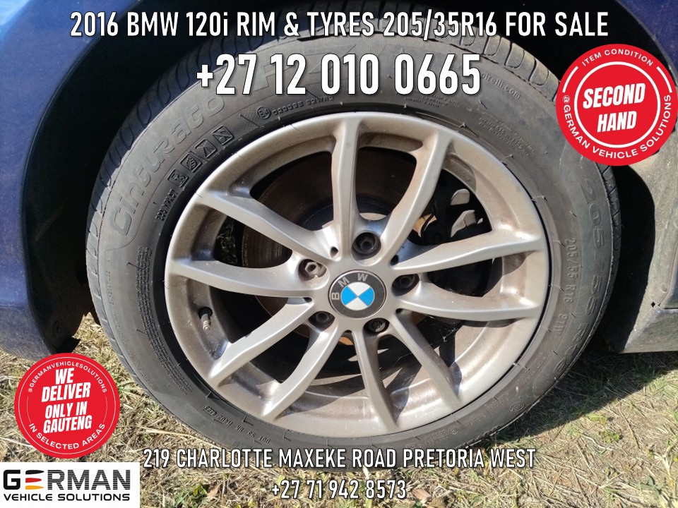 2016 BMW 120i rim & tyres 205/35r16 for sale – premium set - Private Seller