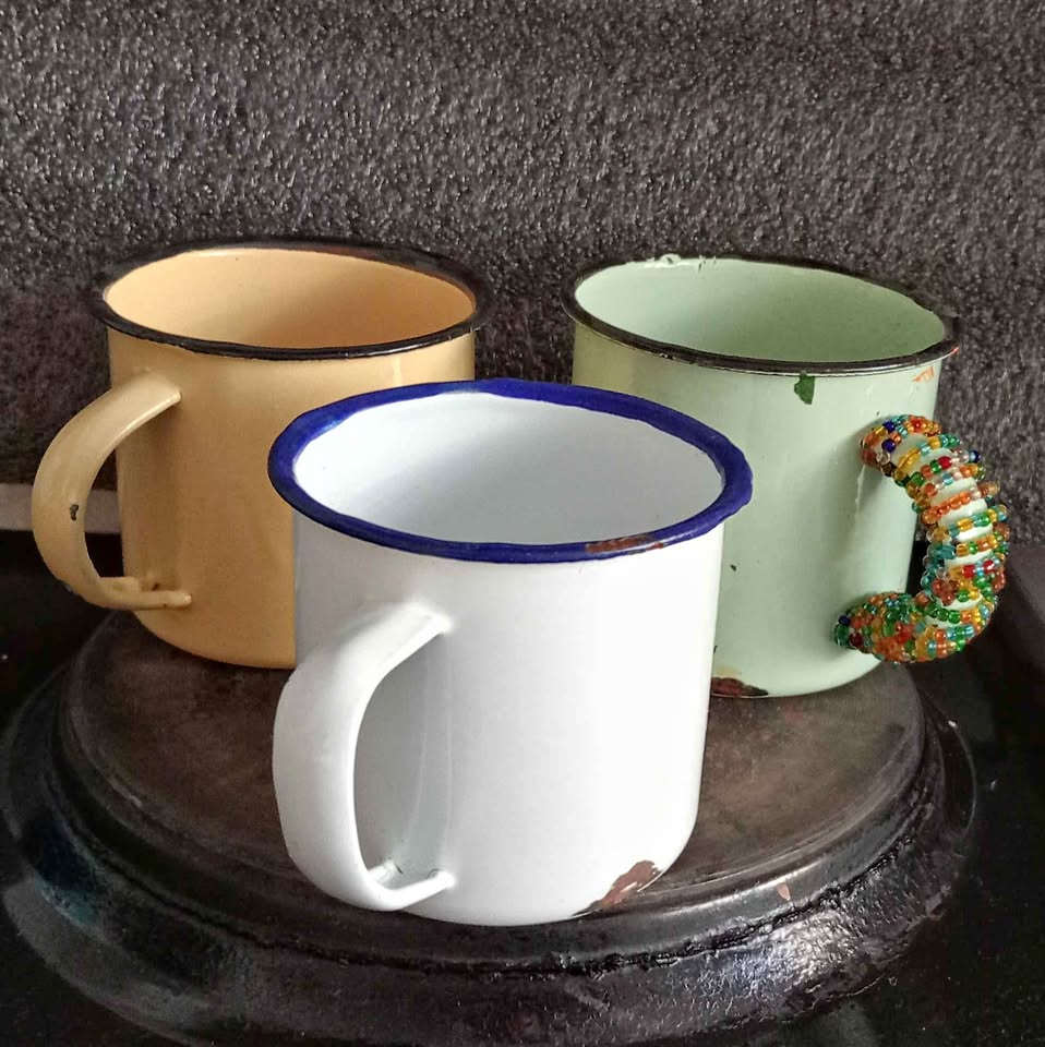 Three Enamel Mug