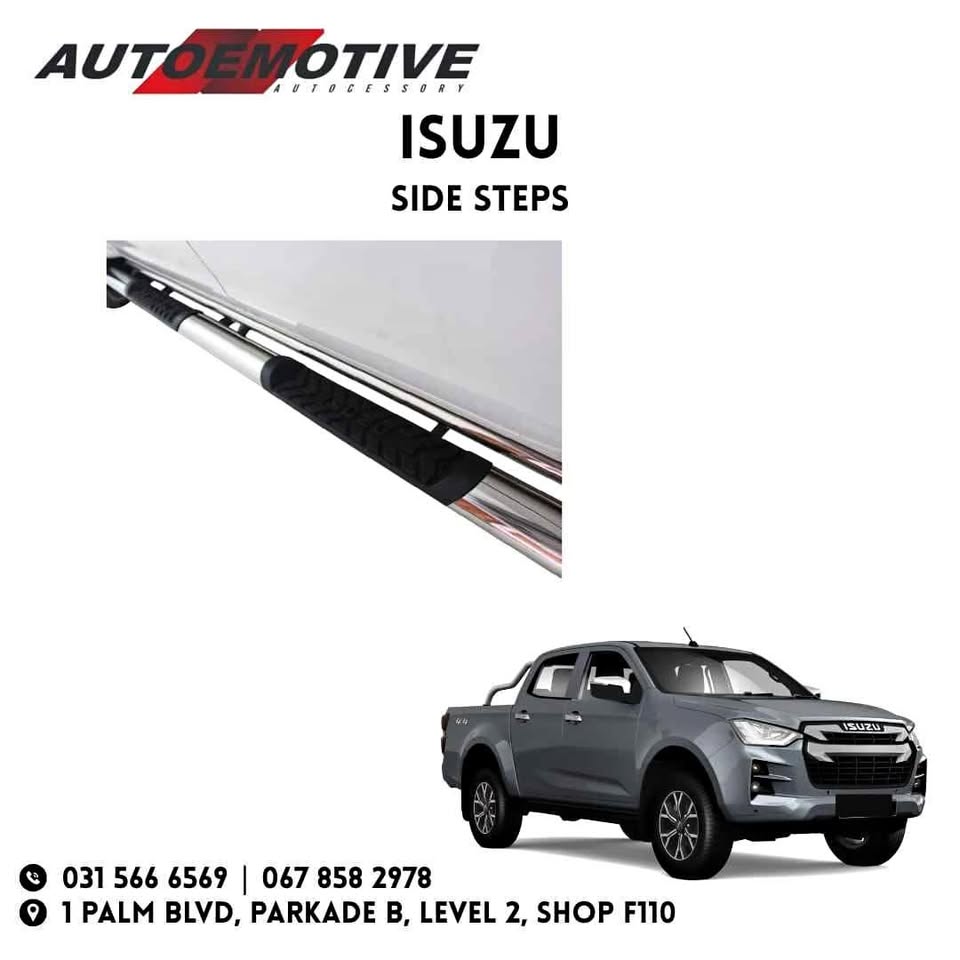 Isuzu Stainless Steel Side Steps - Private Seller