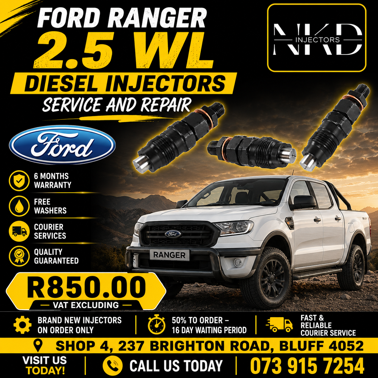 Repair_Ford_Ranger_2.5WL_Injectors - Private Seller Repair_Ford_Ranger_2.5WL_Injectors - Private Seller