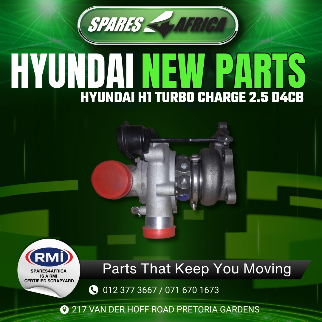 New HYUNDAI H1 2.5 D4CB TURBOCHARGER FOR SALE for sale in Gauteng